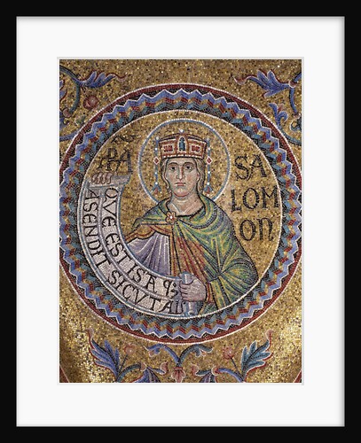 King Solomon (Detail of Interior Mosaics in the St. Marks Basilica), 13th century by Byzantine Master