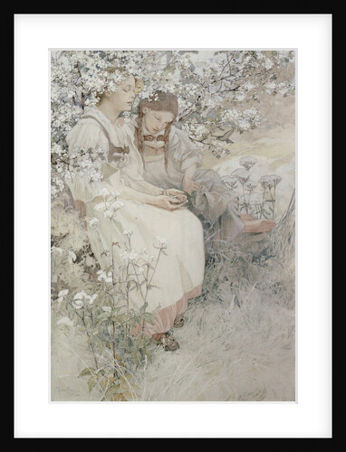 Blessed are the pure in heart: for they shall see God, 1906 by Alfons Marie Mucha