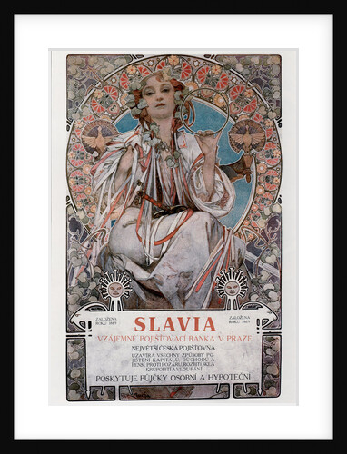 Slavia (Poster), 1907 by Alfons Marie Mucha