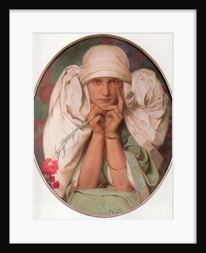 Jaroslava, 1920 by Alfons Marie Mucha