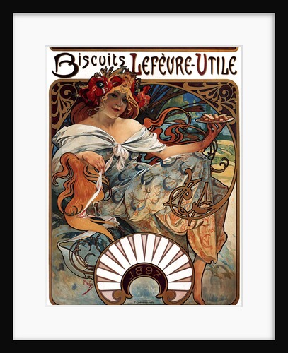 Biscuits Lefevre-Utile by Alfons Marie Mucha