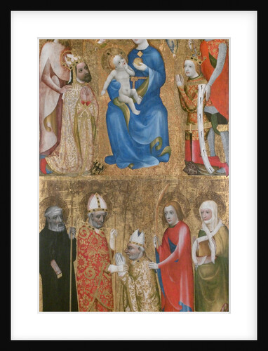 Votive Painting of Archbishop Jan Ocko of Vlasim, ca 1370 by (Circle) Theodoric of Prague