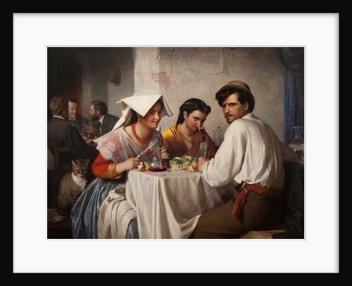 In a Roman Osteria, 1866 by Carl Bloch