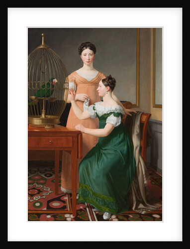 Mendel Levin Nathansons Elder Daughters, Bella and Hanna, 1820 by Christoffer-Wilhelm Eckersberg