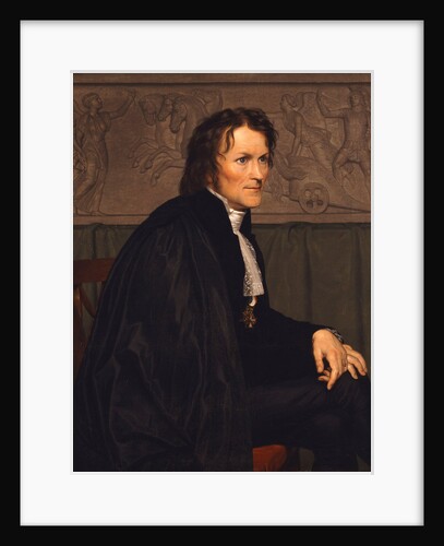 Portrait of the sculptor Bertel Thorvaldsen, 1838 by Christoffer-Wilhelm Eckersberg