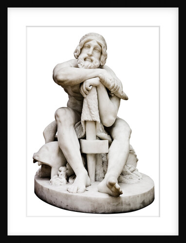 Thor Resting with his Hammer, c. 1828 by Hermann Ernst Freund