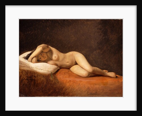 Resting Model, 1839 by Constantin Hansen