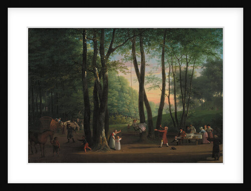 The Dancing Glade at Sorgenfri, North of Copenhagen, 1800 by Jens Juel
