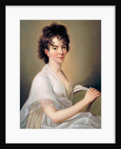 Constanze Mozart née Weber (1763?1842), W.A. Mozarts wife, 1802 by Hans Hansen
