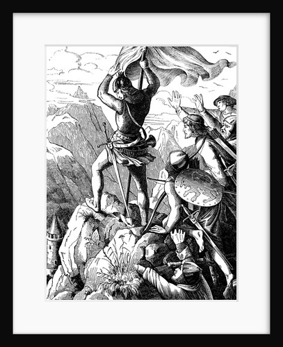 Otto I of Bavaria prevents a defeat of Emperor near Verona by Johann Jakob Kirchhoff