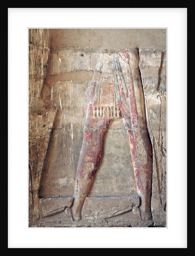 Relief of the sun god Ra (Burial site of Siptah, KV47), ca 13th-12th cen. BC by Ancient Egypt