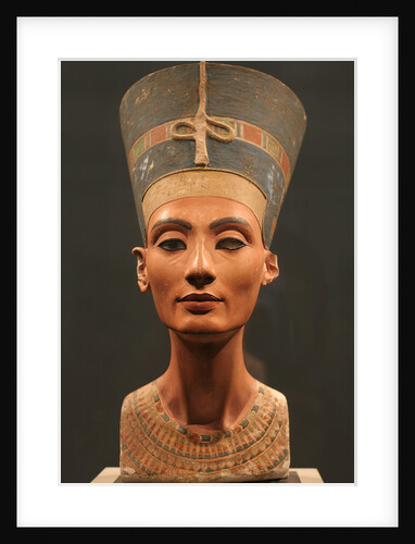 The Nefertiti Bust, ca 1350 BC by Ancient Egypt