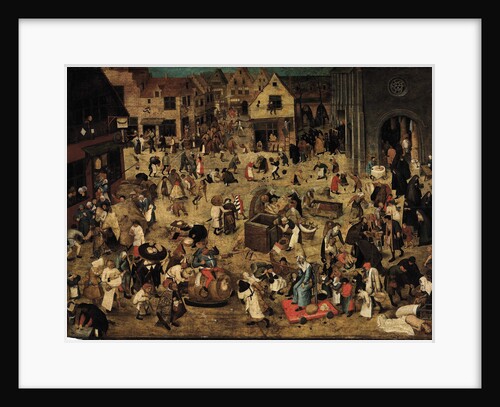 The Combat between Carnival and Lent, c. 1560 by Pieter Brueghel the Younger