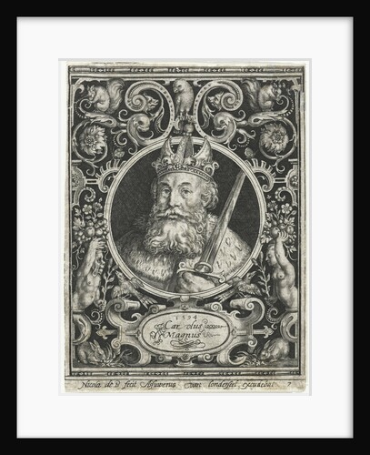 Charles the Great, King of the Franks, 1594 by Nicolaes de Bruyn