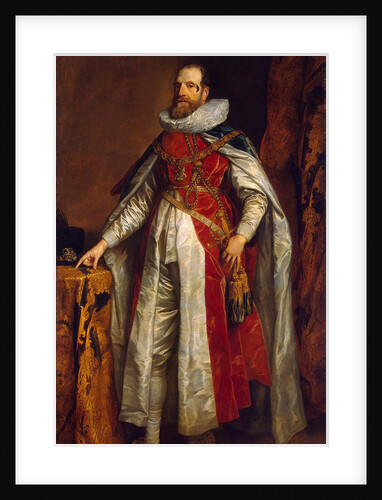 Portrait of Henry Danvers, 1st Earl of Danby, in robes as Knight of the Garter, End 1630s by Sir Anthonis van Dyck