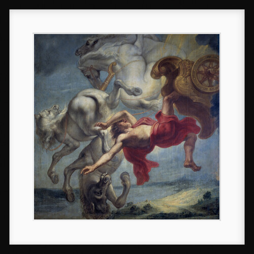 The fall of Phaeton, End of 17th cen by Jan Carel van Eyck