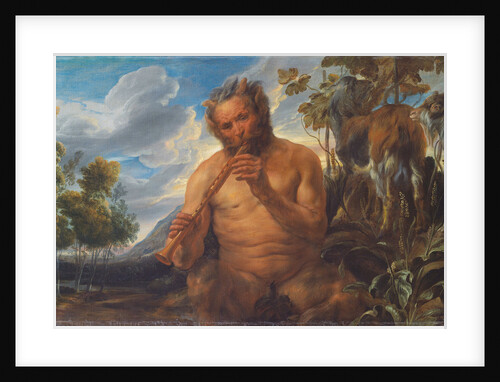 Satyr Playing the Pipe (Jupiters Childhood), ca 1639 by Jacob Jordaens