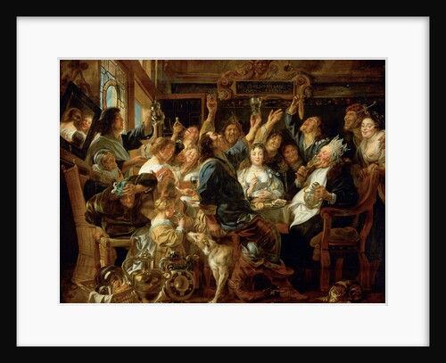 The Feast of the Bean King, ca 1640-1645 by Jacob Jordaens