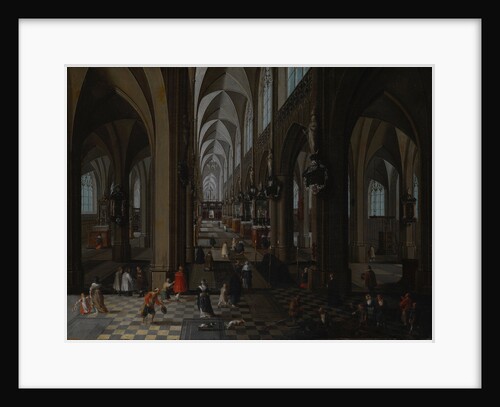 Interior of Antwerp Cathedral, 1651 by Pieter Neeffs the Elder