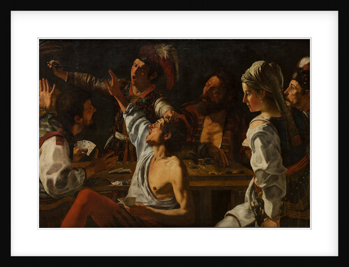 Card and Backgammon Players. Fight over Cards, 1620-1629 by Theodor Rombouts