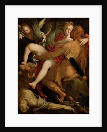 Hercules, Deianira and the Centaur Nessus, c. 1580 by Bartholomeus Spranger