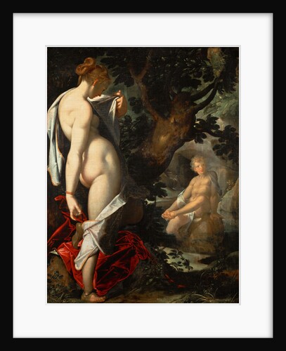 The Nymph Salmacis and Hermaphroditus, ca 1580-1582 by Bartholomeus Spranger