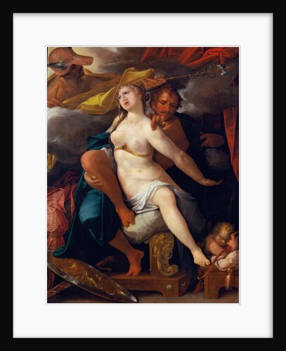 Venus and Mars warned by Mercury, ca 1586 by Bartholomeus Spranger