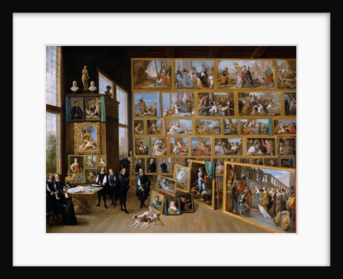 Archduke Leopold Wilhelm in his Gallery in Brussels by David Teniers the Younger