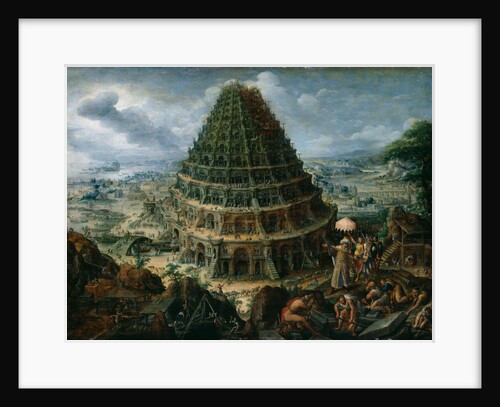 The Tower of Babel, 1595 by Marten van Valckenborch