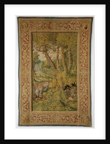 Dragon eating eggs (Tapestry), Mid of 17th cen by Anonymous