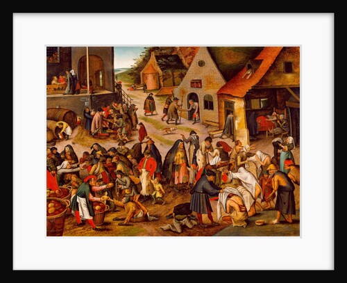 The Seven Works of Mercy, Between 1616 and 1638 by Pieter Brueghel the Younger