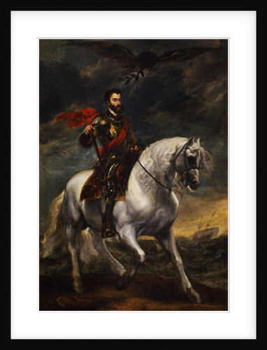 Equestrian portrait of the Emperor Charles V, c. 1620 by Sir Anthonis van Dyck