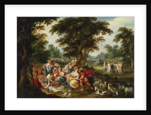 Arcadia. The Golden Age by Frans Francken the Younger