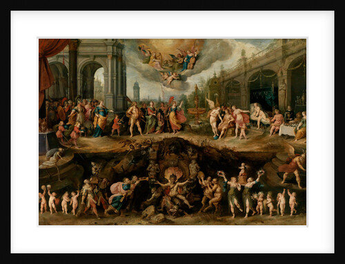 Man Having to Choose between the Virtues and Vices, 1635 by Frans Francken the Younger