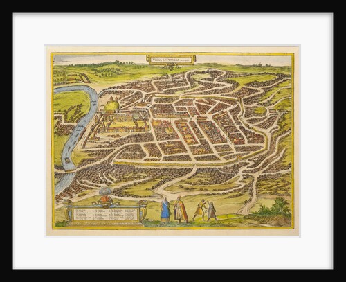 Vilnius (from Urbium praecipuarum mundi theatrum quintum by Georg Braun), 1580s by Frans Hogenberg