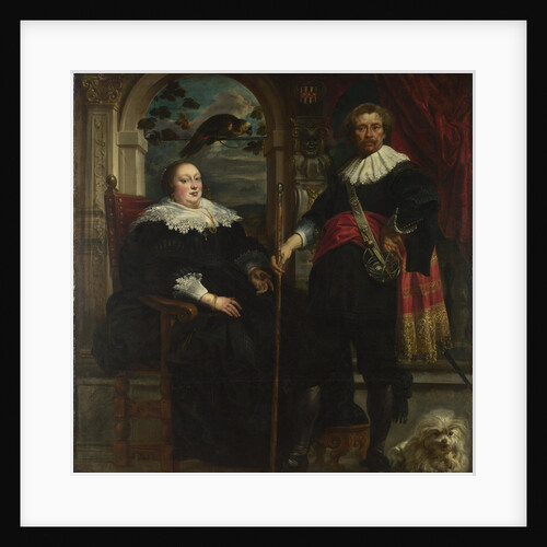 Portrait of Govaert van Surpele and his Wife, 1636-1637 by Jacob Jordaens