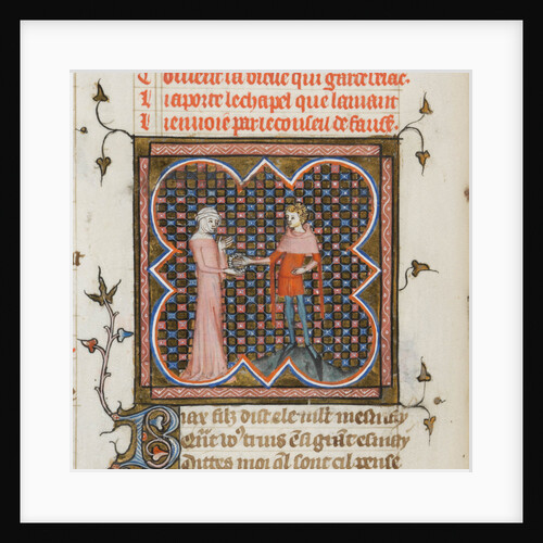 Miniature from a manuscript of the Roman de la Rose by Guillaume de Lorris and Jean de Meun, 1353 by Master of the Rose novels
