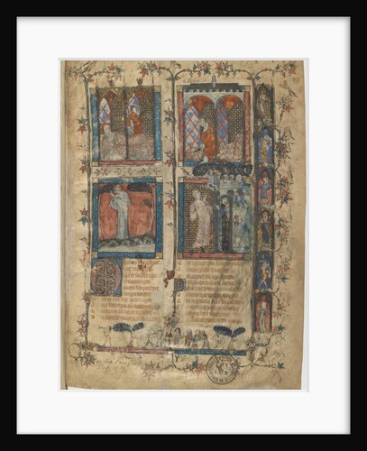 Miniature from a manuscript of the Roman de la Rose by Guillaume de Lorris and Jean de Meun, 1353 by Master of the Rose novels