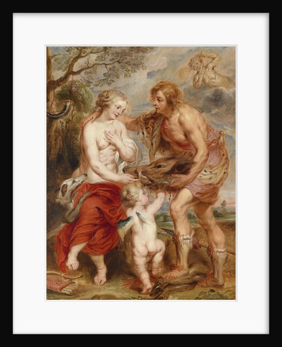 Meleager offering the Calydon boars head to Atalanta by Pieter Paul Rubens
