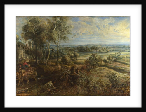 A View of Het Steen in the Early Morning, ca 1636 by Pieter Paul Rubens