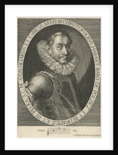 Portrait of the Composer Krystof Harant, ca. 1600 by Aegidius Sadeler