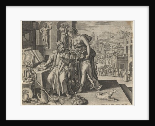 Honor, 1591 by Raphael Sadeler the Elder