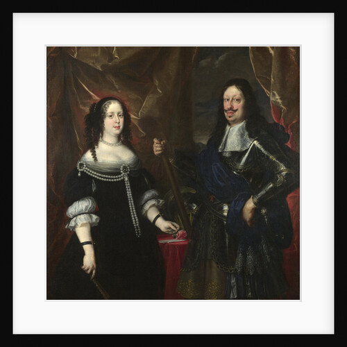 Double Portrait of the Grand Duke Ferdinand II of Tuscany and his Wife Vittoria della Rovere, 1660s by Justus Sustermans