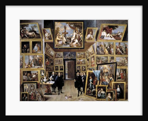Archduke Leopold Wilhelm in his Gallery in Brussels by David Teniers the Younger