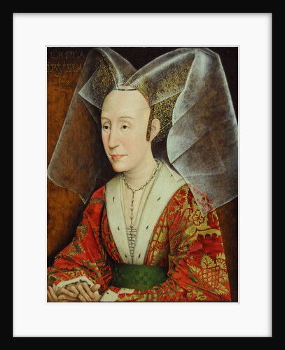Portrait of Isabella of Portugal, wife of Philip III Duke of Burgundy, ca 1450-1475 by Rogier van der Weyden