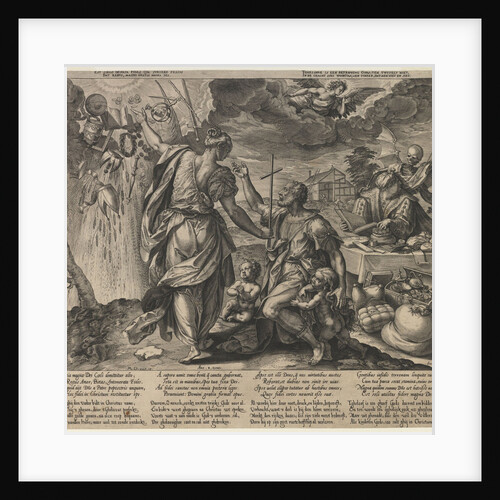 The Two Deaths, Second half of the16th cen by Hieronymus Wierx