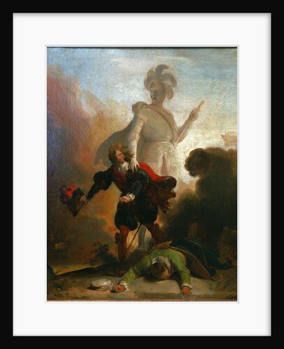 Don Juan and the statue of the commander, ca 1835 by Alexandre-Évariste Fragonard