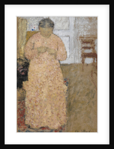 Woman in Pink Dress, um 1900-1904 by Édouard Vuillard