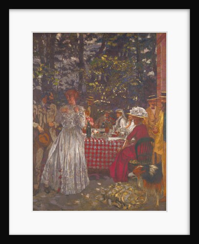 The Terrace at Vasouy, the Lunch, 1901 by Édouard Vuillard