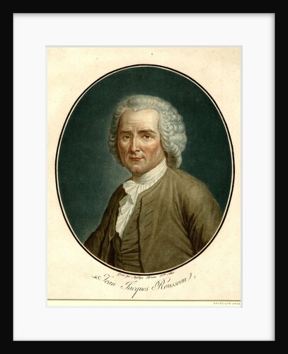 Portrait of Jean-Jacques Rousseau, 1791 by Angélique Allais